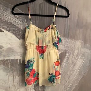 Yumi Kim • Silk • Floral • Flowy Tunic Tank • Size XS